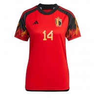 Belgien Dries Mertens #14 Fußballbekleidung Heimtrikot Damen WM 2022 Kurzarm